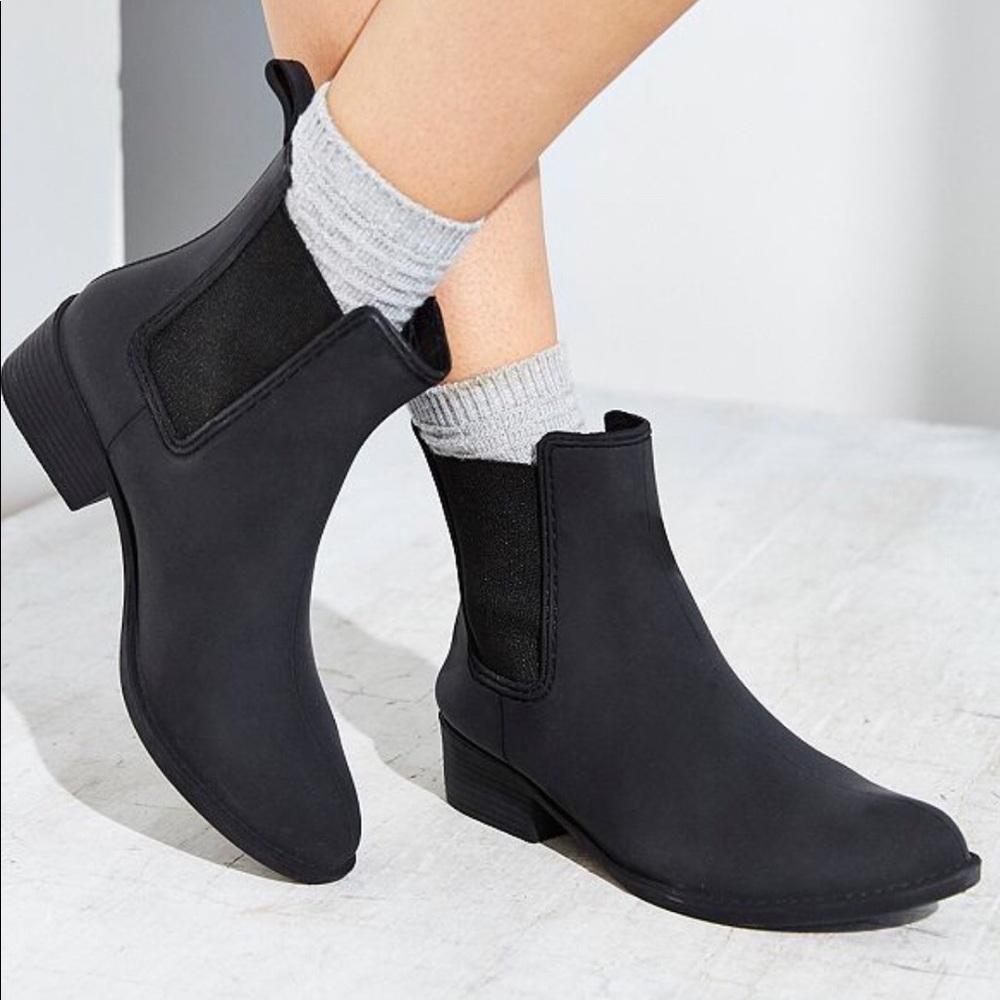 Jeffrey Campbell Stormy Ankle Rain Boots